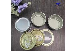 China D65x34mm 80g Empty Tinplate Can Packed Pet Food Can Without PBA supplier