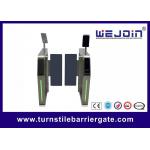 304 Stainless Steel Pedestrian Turnstile Gate 0.2 Second Opening Speed for sale