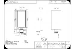 China 2.66'' 152*296 SSD1680Z8 SPI interface E-paper display EPD supplier