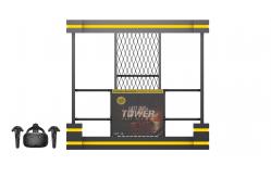 China Single Player 9d Vr Tower Gun Simulator With Htc Vive Glasses supplier