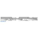 UN Thread Wireline Tools And Equipment 1.25 OD Downhole Alloy Steel Wireline Knuckle Jar for sale