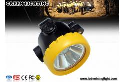 China 2.2Ah lithium battery mining cap lights , CREE LED lighting 171g convenient supplier