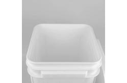 China Chemical Resistant Square Plastic Bucket with IML/Thermal Transfer/Screen Printing supplier