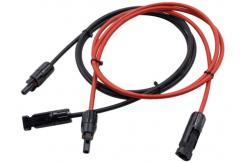 China 10 Meter Dual Connector 4mm2 6mm2 Solar Extension Cable supplier