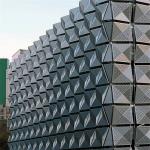 2.5mm Metal Cladding Panel 3D Effect Exterior Solid Aluminium Cladding Panels for sale