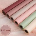 Gift Wrapping 70gsm Craft Colored Paper Roll Foil Logo Printed for sale