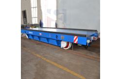 China 35 Tons Material Handling Trolley , Stepless Speed Hydraulic Lifting Transfer Cart supplier