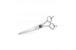 China Left Hand Diamond Handle Dog Scissors Kit for Chunker trimming supplier