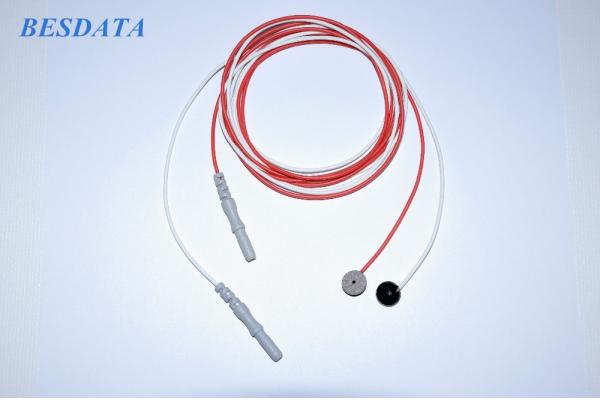 Convenient EEG Sintered Silver Silver Chloride Electrodes And EEG cables
