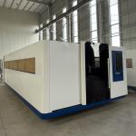 Dual Drive Rack Pinion Transmission System Exchange Table Laser Cutting Machine With BOCHU Control System for sale
