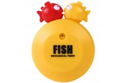 China Fish Magic ABS Material Kitchen Mechanical Timer Without Battery supplier