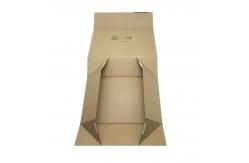 China Magnetic Closure Recycled Paper Gift Boxes Ribbon Handle Rectangular Folding Clothing Packaging supplier