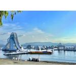 Lake Inflatable Floating Water Park Equipment , Inflatable Water Games