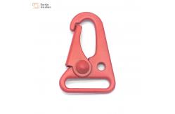China Metal Accessories Carabiner Webbing Buckle , Olecranon Hook Spring Gate Snap Buckles supplier