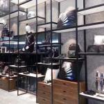Wall Boutique Clothing Display Racks Clothes Retail Shop For Apparel Store for sale