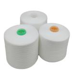 China Supplier Raw white 100% Spun Polyester Yarn 40/2 40/3 50/2 60/2 for sale