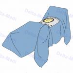 Sterile Surgical C Section Drape With Fenestration Obsterics Gynecology Drape Pack