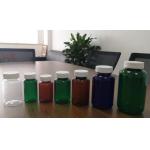 Round 250ml Healthcare PET Medicine Bottles Green / Brown / Natural Color for sale