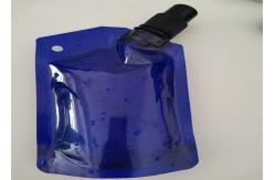 China Customized Translucent Drink Juice Smoothie Stand Up Pouches Matte With Hang Hole supplier