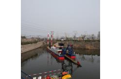 China 20 Inch Mud Dredging Cutter Suction Dredger Boat With Carriage supplier