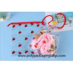 0.06mm Printed Transparent PE  Drawstring Storage Bag