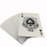 310gsm Black Core Paper CMYK Printed Poker Playing Cards For Casino Club for sale