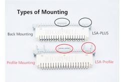 China 10 Pair ADC Krone Disconnection Module LSA - Plus With Screw Terminals supplier