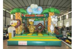 China Commercial Sarfari Como Inflatable Jump House 5 X 54m Safe Nontoxic Fire Resistance supplier