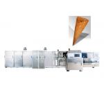 Nozzle Type Ice Cream Production Machine , Automatic Wafer Making Machine Customized for sale
