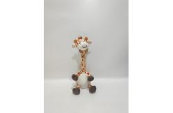 China Giraffe Toy with Talking Back Function Plush electric toy supplier