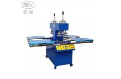 China Manual Textile Silicone Embossing Machine For Case Label Manufacturing supplier