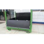 Zinc Plated Metal Mesh Containers Anti Dust Rigid Mesh Pallet Cages