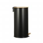 Round Shape Household Pedal Trash Bin Stainless Steel with Thin Lid OEM ODM Offered for sale