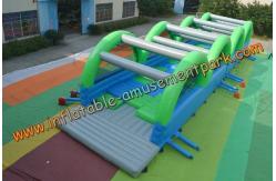 China Anti-UV Inflatables Obstacle Course  , Inflatable Obstacle Jumper 18m supplier
