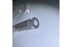 China Single Crystal Sapphire Tubes And Rods Grown Fine Ground And Polished Surface supplier