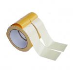 Double Sided Adhesive Mesh Cloth Yellow Carpet Tape For Bonding Carpet Or Rug for sale