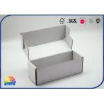 Printed Corrugated Packaging Box Square Customized Size OEM E Flute Boxes for sale