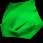 White Stretch Glow In The Dark Polyester Fabric Vinyl Iridescent Hologram Luminous