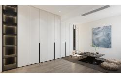 China Multifunctional Tatami Platform Bed With Retractable Tea Table And Efficient Storage supplier