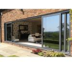 Villa Aluminium Framed Sliding Doors Double Tempered House Sliding Glass Doors Custom for sale