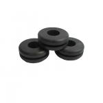 Black or Customized Rubber Grommet - Round Shape for Various Industries