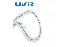 China 90 Degree Transparent Ring Infrared Lamps High Foot Circular Infrared Heating Radiator supplier