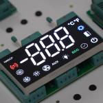 Ultra Bright White Customized 3 Digit 7 Segment LED Display For Refrigerator/Freezer for sale