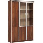 Melamine Board Wood Look File Cabinet 1.3M 3 Doors ISO14001 for sale
