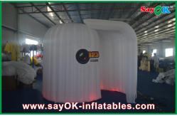 China Advertising Booth Displays Pink Inflatable Lighting / Weeding Inflatable Booths With LOGO supplier