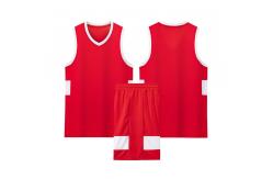 China Quick-Drying Youth Basketball Uniforms with Standard Thickness and Custom Design supplier