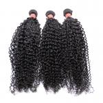 Human Virgin Cuticle Hair Weave Kinky Curly 100% Hair bundle Narural color Extension for sale
