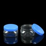 Electroplating 100ml 500ml PET Jar Packaging PET Square Jars Deodorant Empty Containers for sale