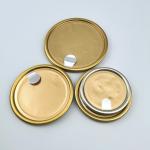 High Temperature 23mm Aluminum Peel Off Lids Easy Open Covers for sale