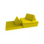 OEM Open-Ended Playroom Sofa 6pcs High Density Foam Play Mat Couch